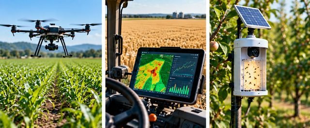 Agricultural AI Solutions: representative technologies covered in our studies