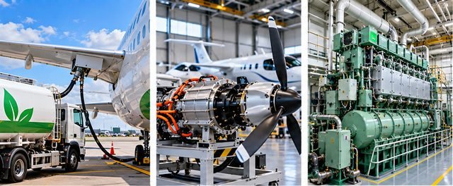 Sustainable Aviation & Maritime: representative technologies covered in our studies