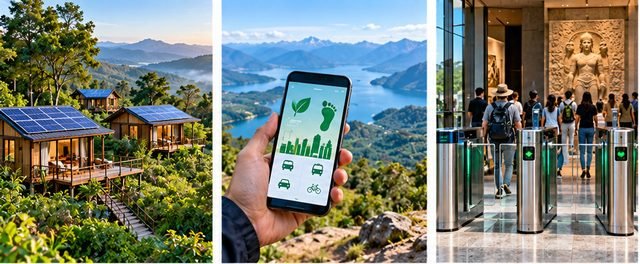 Sustainable Tourism Technologies: representative technologies covered in our studies
